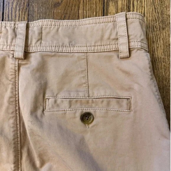 Everlane Womens Pleated Chino Pants Tan Khaki High Waist Straight Leg Size 2 - Picture 5 of 7
